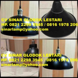 Kap Lampu Gantung Industri